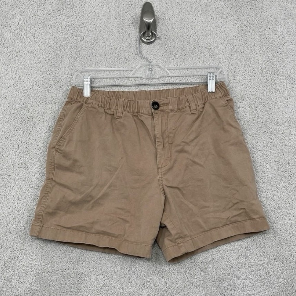 Chubbies Mens Tan Khaki 5.5" Inseam Regular Fit Elastic Waist Shorts Medium